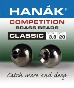 Brass Beads Hanak Competition CLASSIC Black Nickel