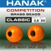 Brass Beads Hanak Competition CLASSIC Fluo Orange