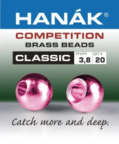 Brass Beads Hanak Competition CLASSIC Metallic Pink