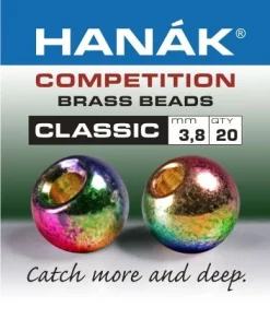 Brass Beads Hanak Competition CLASSIC Metallic Rainbow