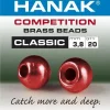 Brass Beads Hanak Competition CLASSIC Metallic Red