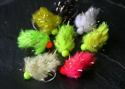 Chenille FlyBox Gold Fleck Eggstasy -Tools Shop chenille flybox gold fleck eggstasy.1