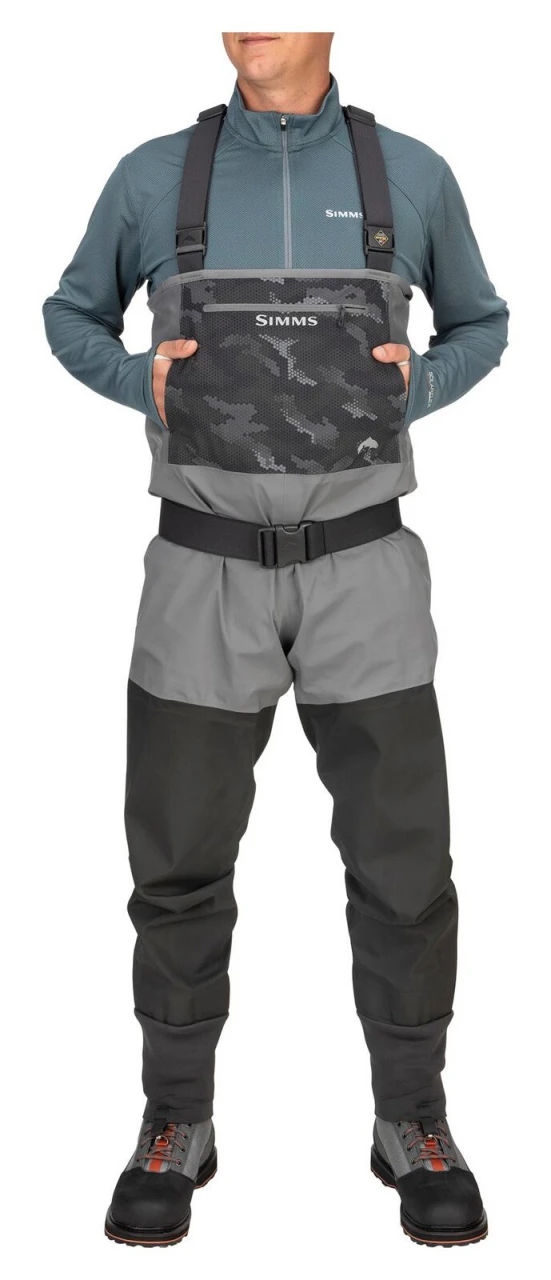 Fishing Waders Simms Guide Classic Stockingfoot Carbon 2 Fishing Waders Simms Guide Classic Stockingfoot Carbon - Image 2