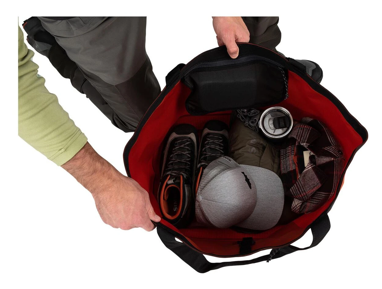 Fly Gear Bag Simms Dry Creek Simple Tote 50L Orange 3 Fly Gear Bag Simms Dry Creek Simple Tote 50L Orange - Image 3