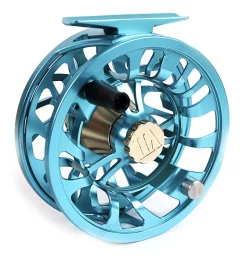 LEICHI Fly Fishing Fly Reel Leichi Shield Ice Blue & Gold