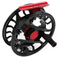 LEICHI Fly Fishing Fly Reel Leichi Superlight FMC Black & Red -Tools Shop fly reel leichi superlight fmc black red.4