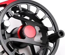 LEICHI Fly Fishing Fly Reel Leichi Superlight FMC Black & Red -Tools Shop fly reel leichi superlight fmc black red.5