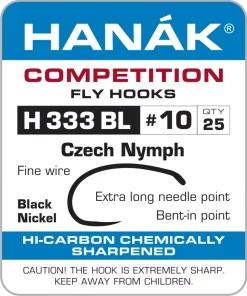 Hanak Competition Fly Tying Hook Czech Nymph Hanák Competition (H333BL)