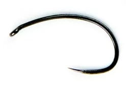Fly Tying Hook Fulling Mill Czech Nymph Black Nickel BL