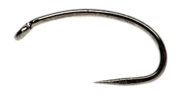 Fly Tying Hook Fulling Mill Heavyweight Grub Black Nickel BL