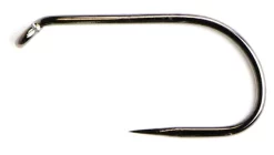 Fly Tying Hook Fulling Mill Short Shank Black Nickel BL