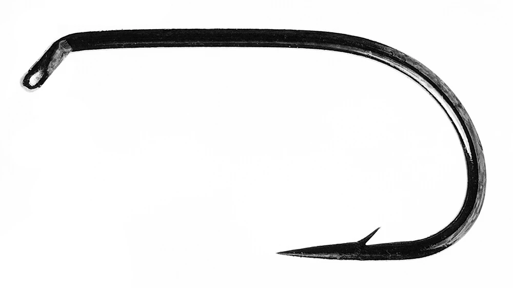 Fly Tying Hook Fulling Mill Short Shank Special Black Nickel 1 Fly Tying Hook Fulling Mill Short Shank Special Black Nickel