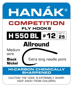 Fly Tying Hook Hanak Competition Allround Long (H550BL)