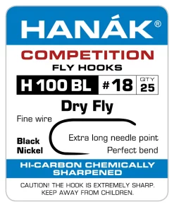 Fly Tying Hook Hanak Competition Dry Fly Classic (H100BL)