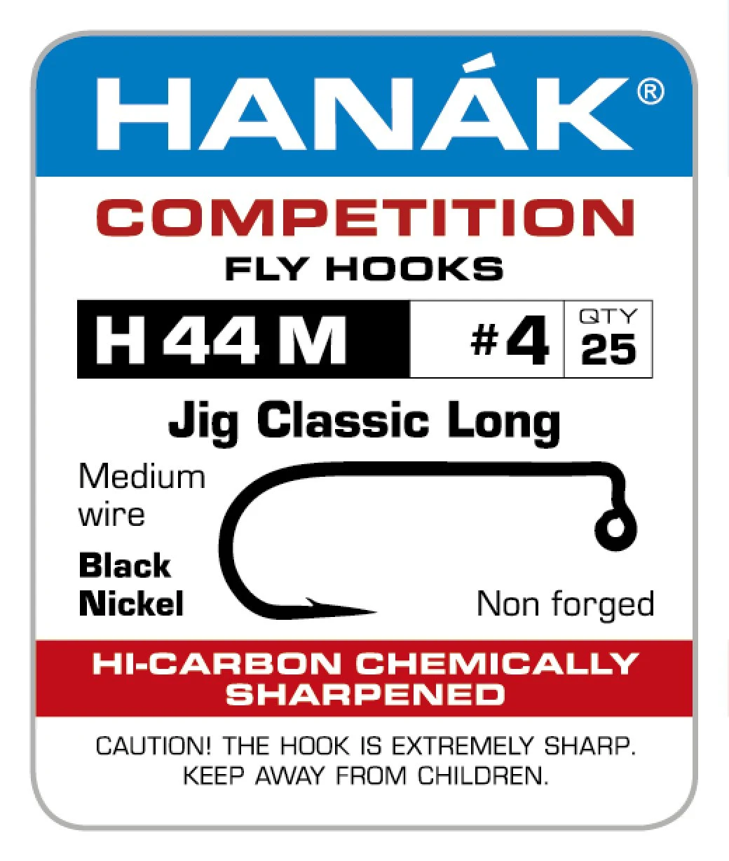 Fly Tying Hook Hanak Competition Jig Classic (H44M) 1 Fly Tying Hook Hanak Competition Jig Classic (H44M)
