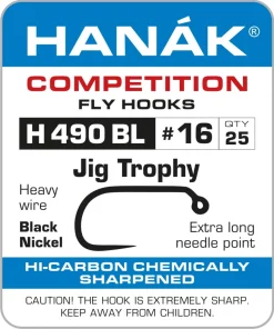 Fly Tying Hook Hanak Competition Jig Trophy (H490BL)