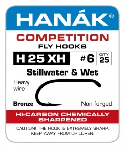 Fly Tying Hook Hanak Competition Stillwater & Wet (H25XH)