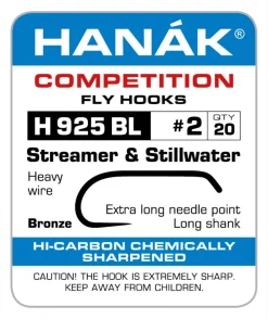 Fly Tying Hook Hanak Competition Streamer & Stillwater (H925BL)