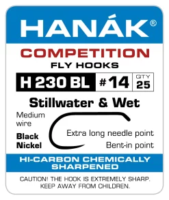 Fly Tying Hook Hanak Competition Wet (H230BL)