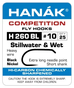 Fly Tying Hook Hanak Competition Wet (H260BL)