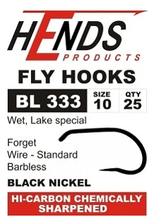 Fly Tying Hook Hends Lake Fly Special (BL333)