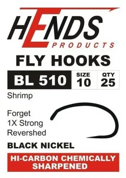 Fly Tying Hook Hends Shrimp Super Strong (BL510)