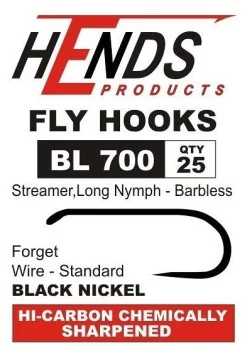 Fly Tying Hook Hends Streamer (BL700)