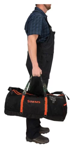Mesh Bag Simms Challenger Duffel 60L Black -Tools Shop mesh bag simms challenger duffel 60l black.3