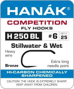 Fly Tying Hook Hanak Competition Stillwater & Wet (H250BL)