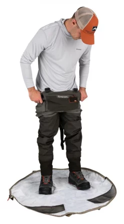 Taco Wader Bag Simms Woodland Camo Sandbar -Tools Shop taco wader bag simms woodland camo sandbar.2