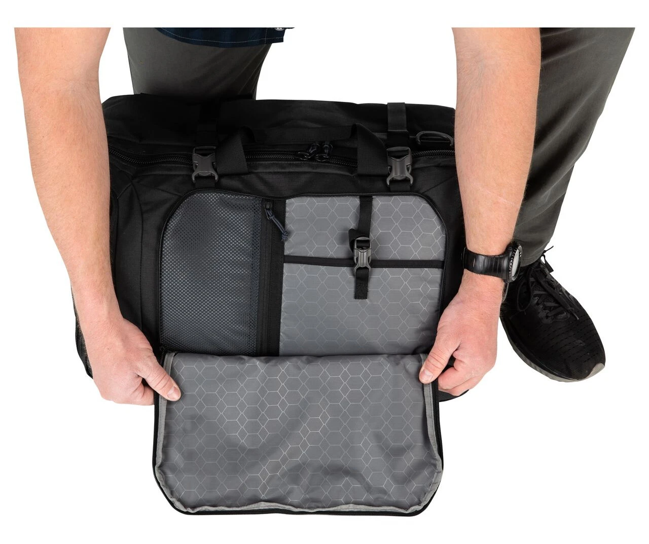 Travel Bag Simms GTS Tri Carry Duffel Carbon 8 Travel Bag Simms GTS Tri Carry Duffel Carbon - Image 8