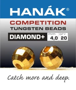 Tungsten Beads Hanak Competition Diamond+ Gold