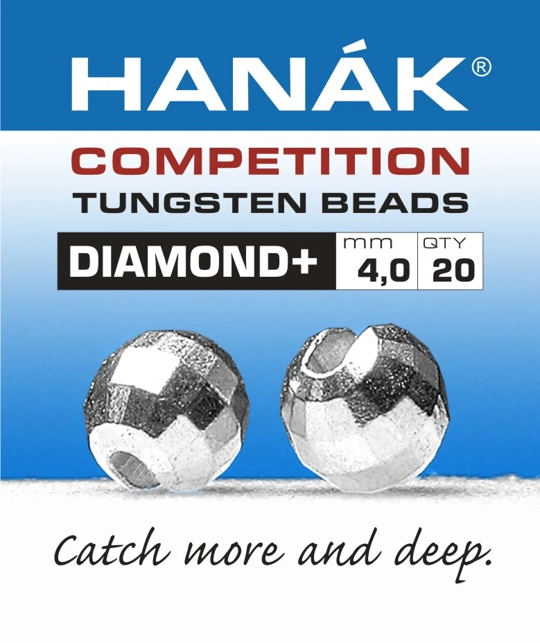 Tungsten Beads Hanak Competition Diamond+ Silver 1 Tungsten Beads Hanak Competition Diamond+ Silver