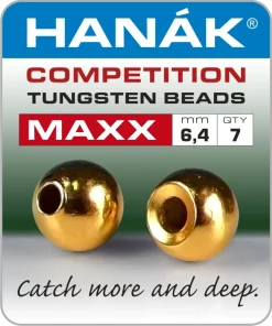 Tungsten Beads Hanak Competition MAXX Gold