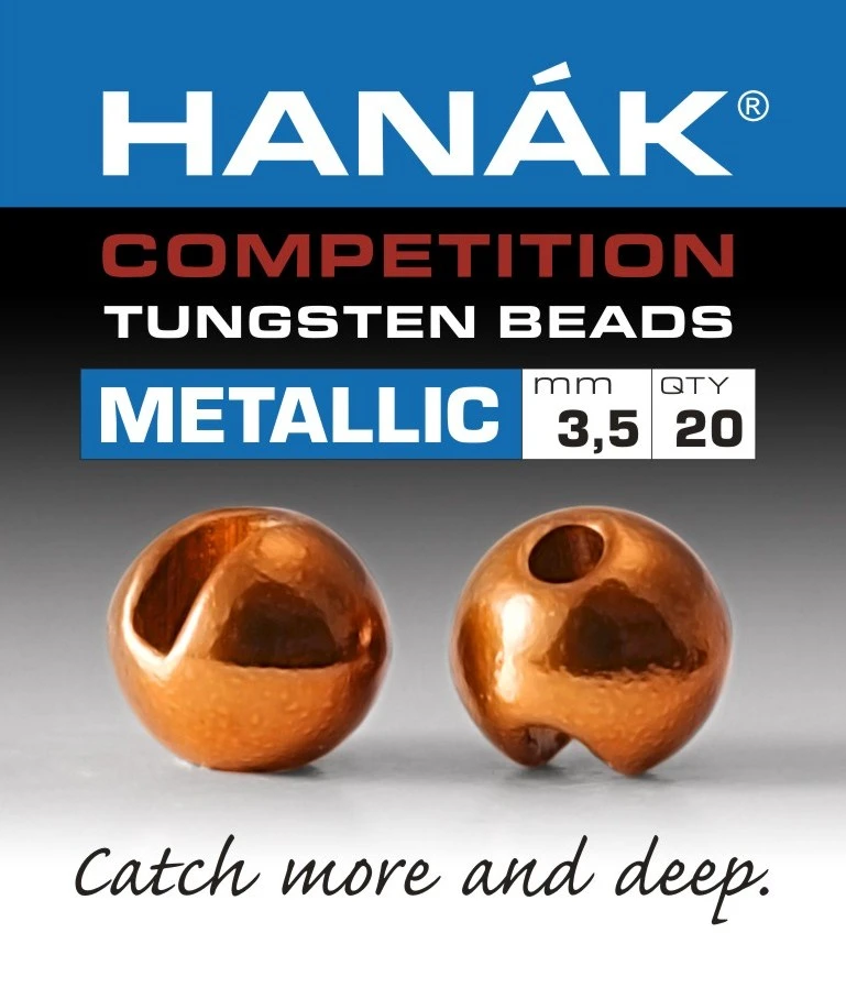Tungsten Beads Hanak Competition Metallic+ Orange 1 Tungsten Beads Hanak Competition Metallic+ Orange