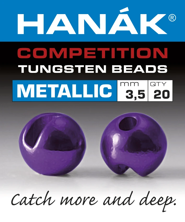 Tungsten Beads Hanak Competition Metallic+ Violet Dark 1 Tungsten Beads Hanak Competition Metallic+ Violet Dark