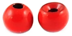 Tungsten Beads Knapek Hooks COLOR Regular Fluo Red