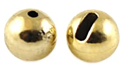 Tungsten Beads Knapek Hooks Slotted K+ Gold