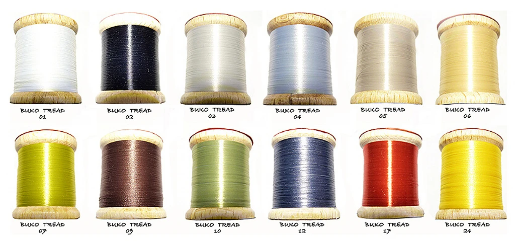 Tying Threads Set Tommi-Fly Buko 12 Colors 1 Tying Threads Set Tommi-Fly Buko 12 Colors