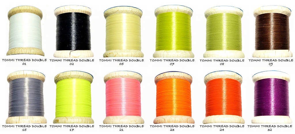 Tying Threads Set Tommi-Fly Double 12 Colors 1 Tying Threads Set Tommi-Fly Double 12 Colors
