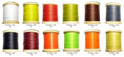 Tying Threads Set Tommi-Fly Floss Line 12 Colors