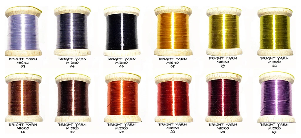 Tying Threads Set Tommi-Fly Micro Bright Yarn 12 Colors 1 Tying Threads Set Tommi-Fly Micro Bright Yarn 12 Colors